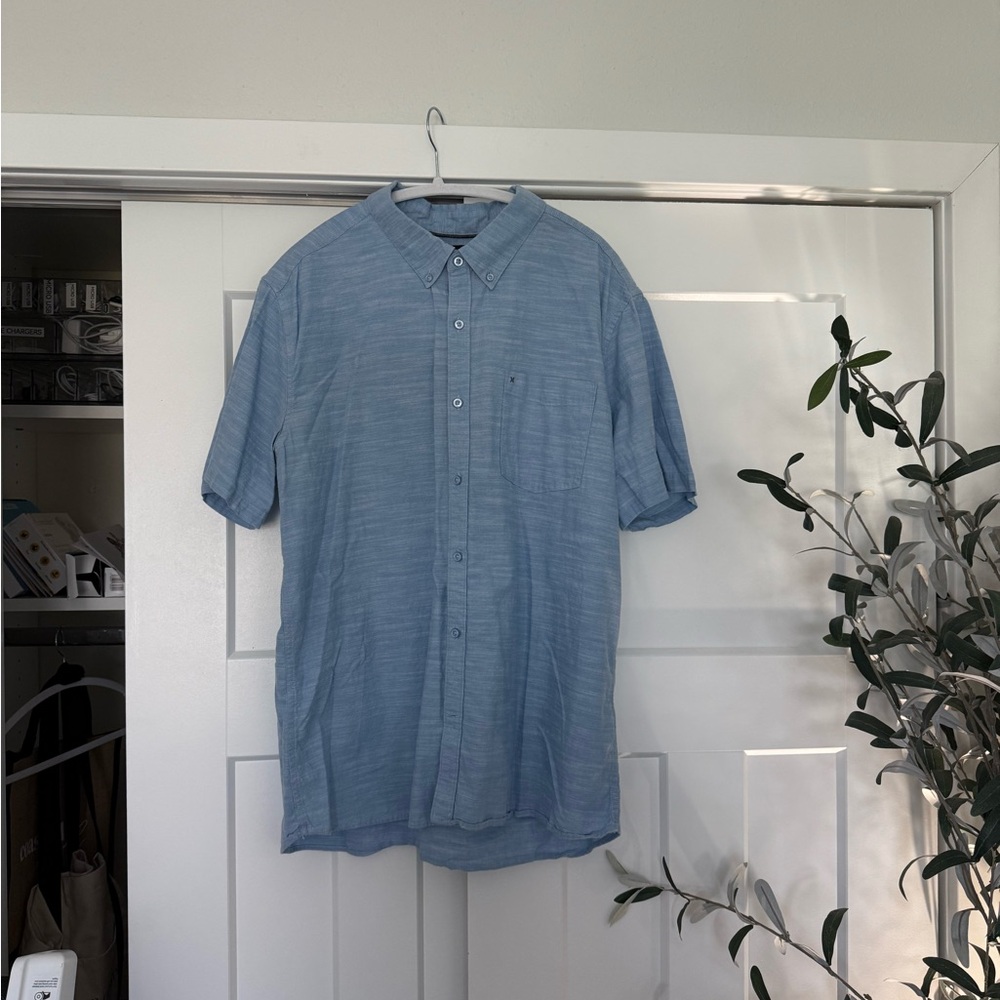 Hurley Light Blue Men's Shirt